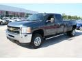 Blue Granite Metallic - Silverado 3500HD LT Crew Cab 4x4 Dually Photo No. 9