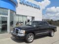 Brilliant Black Crystal Pearl 2007 Dodge Dakota Laramie Quad Cab 4x4