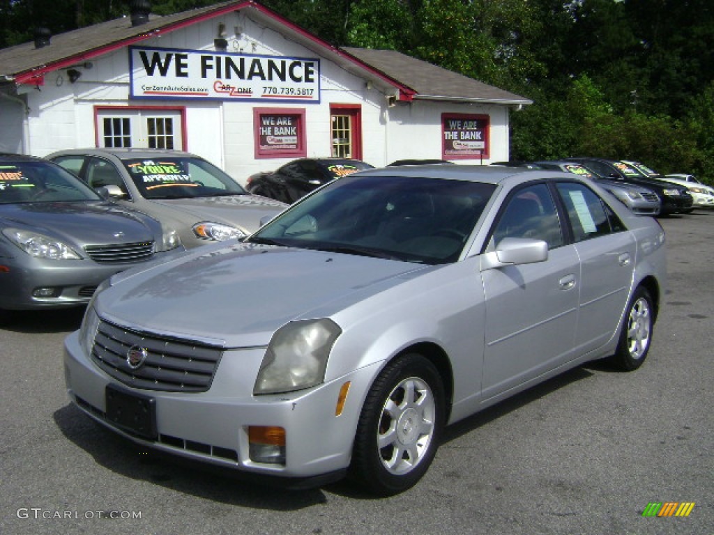 2003 CTS Sedan - Sterling Silver / Light Gray/Ebony photo #1