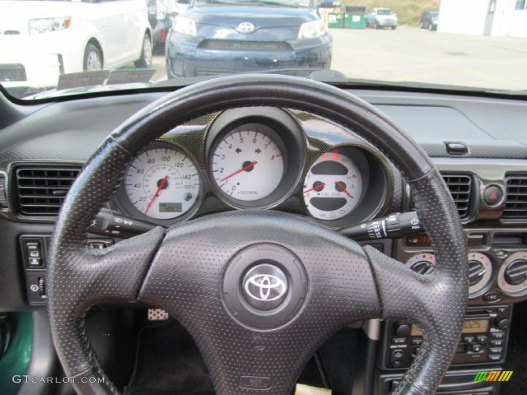 2002 MR2 Spyder Roadster - Electric Green / Tan photo #17