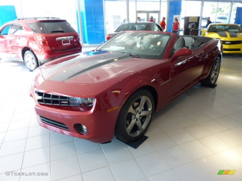 Crystal Red Tintcoat 2013 Chevrolet Camaro LT Convertible Exterior Photo #70141046
