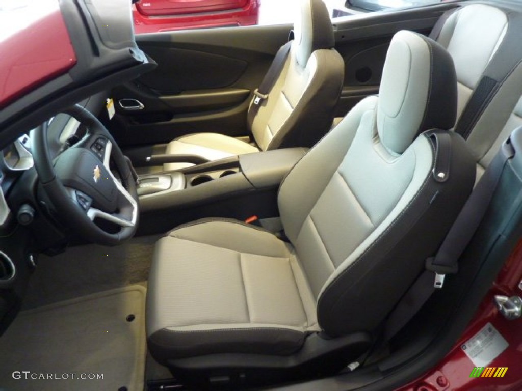 Gray Interior 2013 Chevrolet Camaro LT Convertible Photo #70141154