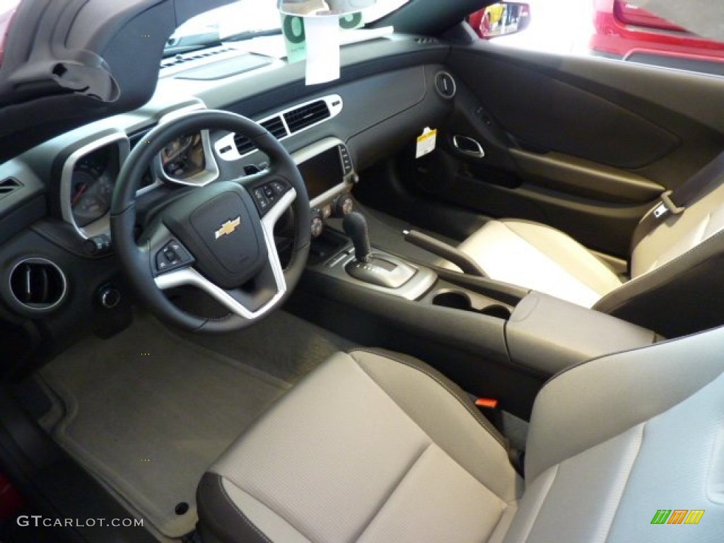 Gray Interior 2013 Chevrolet Camaro LT Convertible Photo #70141160