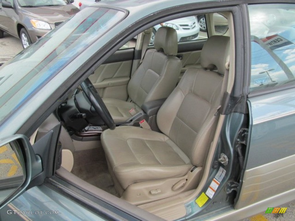 Beige Interior 2002 Subaru Outback Limited Sedan Photo #70141190
