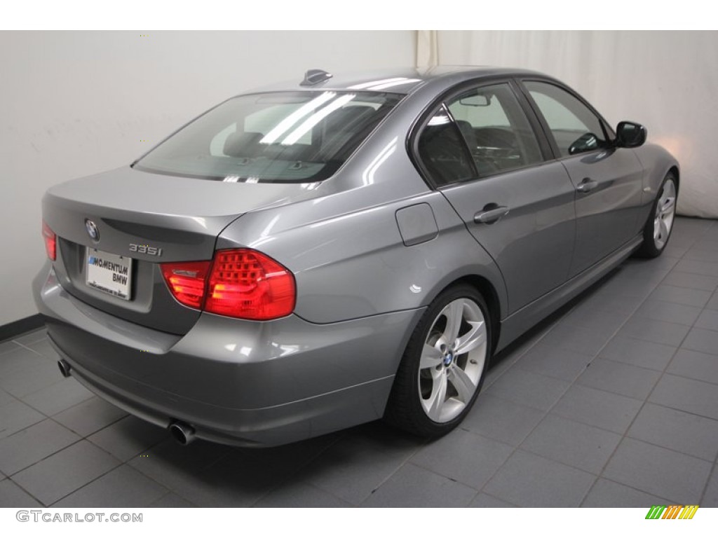 2011 3 Series 335i Sedan - Space Gray Metallic / Black photo #11