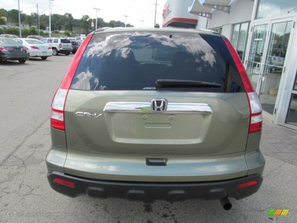 2008 CR-V EX 4WD - Green Tea Metallic / Ivory photo #6