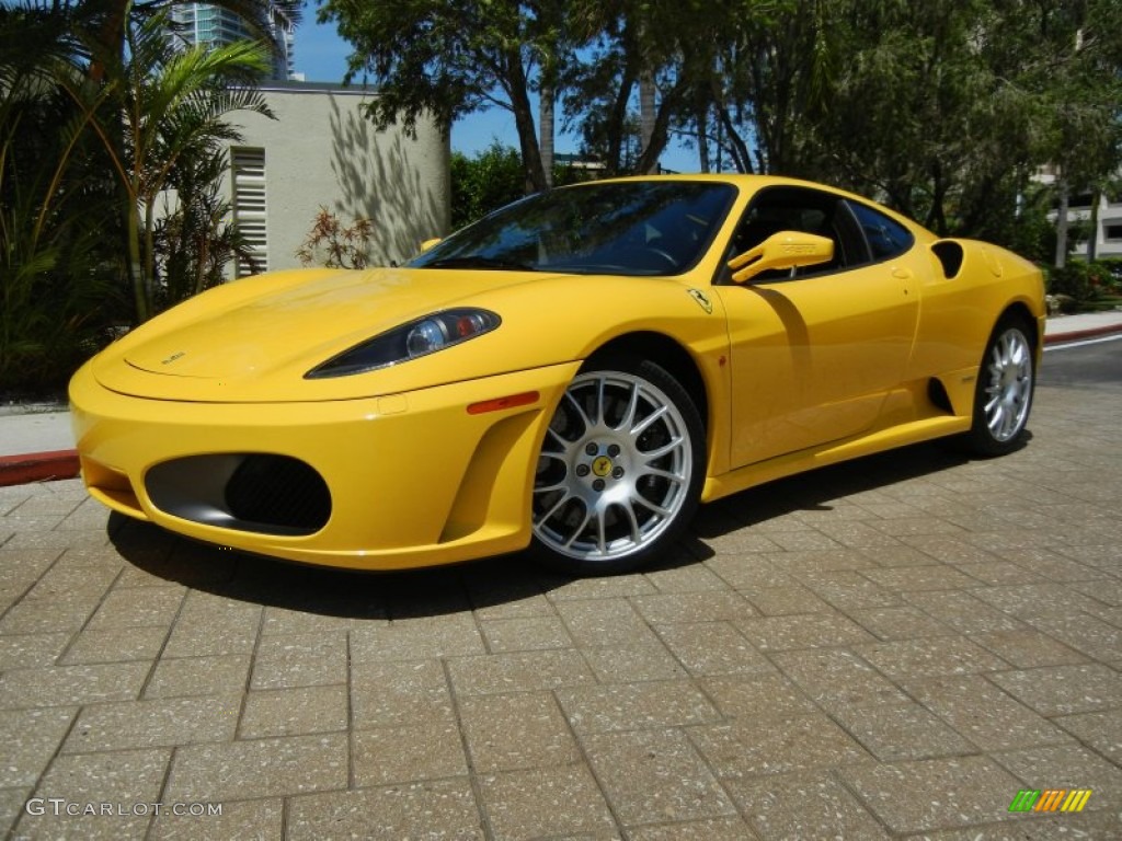 2005 F430 Coupe F1 - Yellow / Nero photo #3