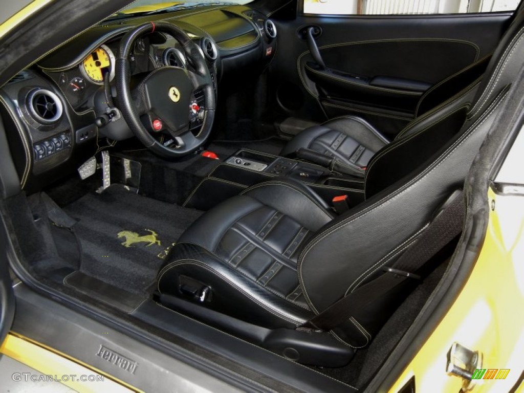 Nero Interior 2005 Ferrari F430 Coupe F1 Photo #70142672