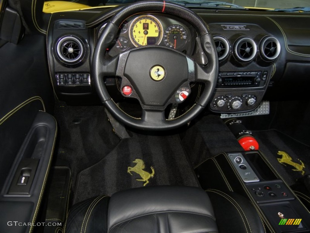 2005 F430 Coupe F1 - Yellow / Nero photo #18