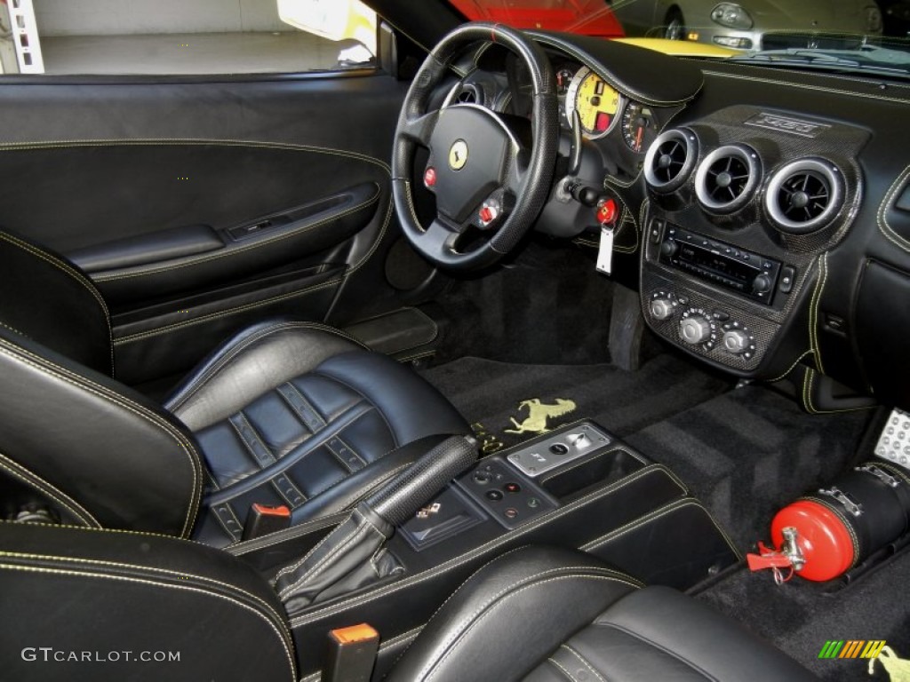 2005 F430 Coupe F1 - Yellow / Nero photo #21