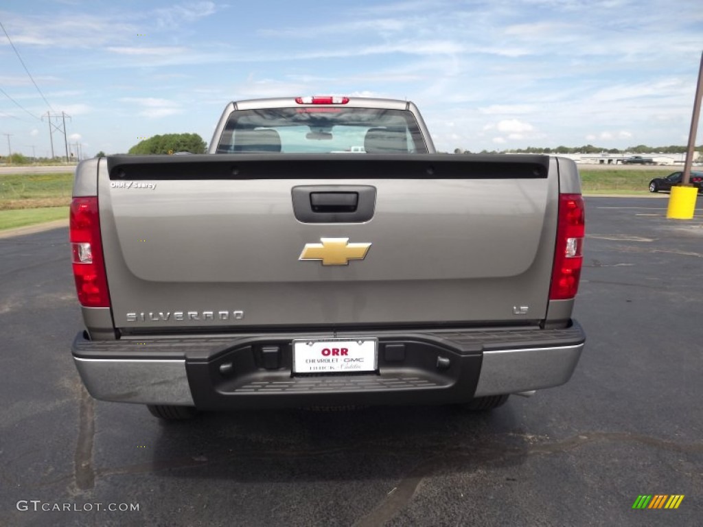 2013 Silverado 1500 Work Truck Regular Cab 4x4 - Graystone Metallic / Dark Titanium photo #19