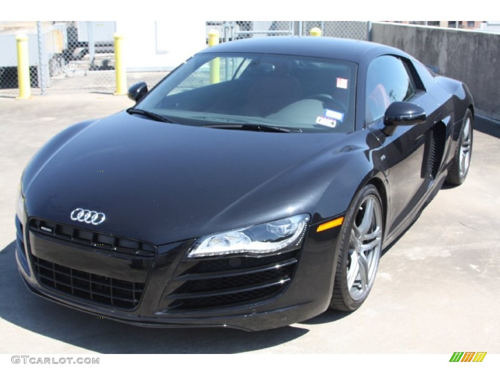 Phantom Black Pearl Effect 2012 Audi R8 5.2 FSI quattro Exterior Photo #70144331