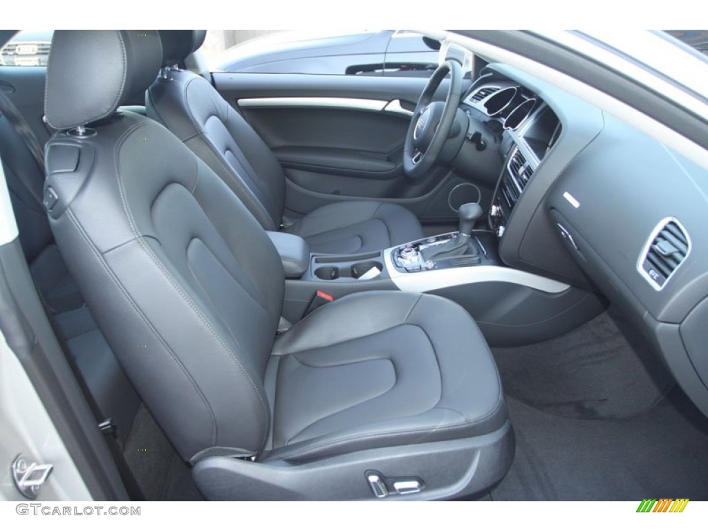 Black Interior 2013 Audi A5 2.0T quattro Coupe Photo #70144877