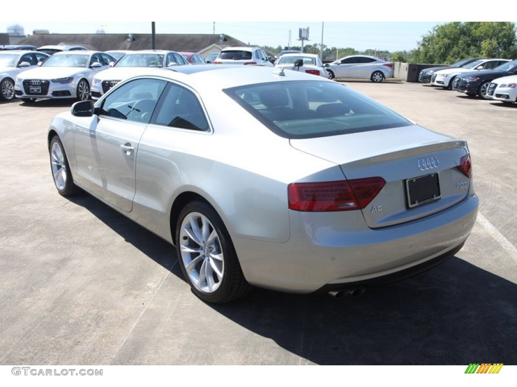 2013 A5 2.0T quattro Coupe - Cuvee Silver Metallic / Black photo #6