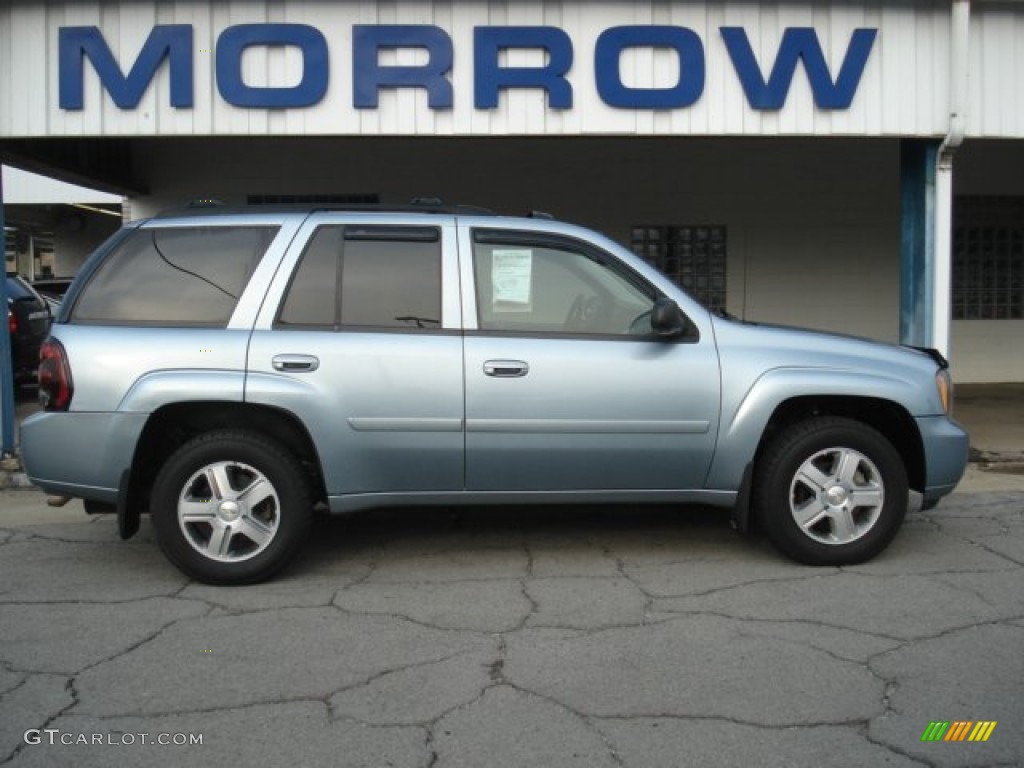 2006 TrailBlazer LT 4x4 - Silver Blue Metallic / Light Gray photo #1