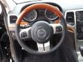 Black 2013 Jeep Grand Cherokee Overland 4x4 Steering Wheel