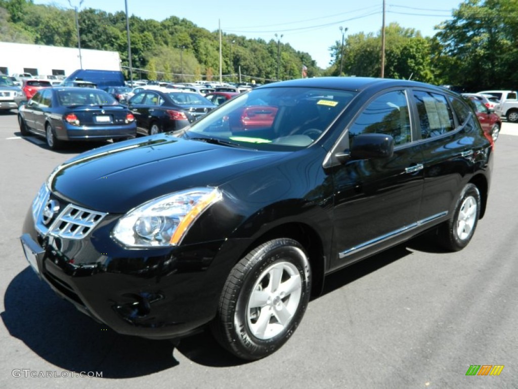 2012 Rogue S Special Edition AWD - Super Black / Black photo #1