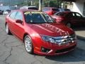 2010 Sangria Red Metallic Ford Fusion SEL  photo #2