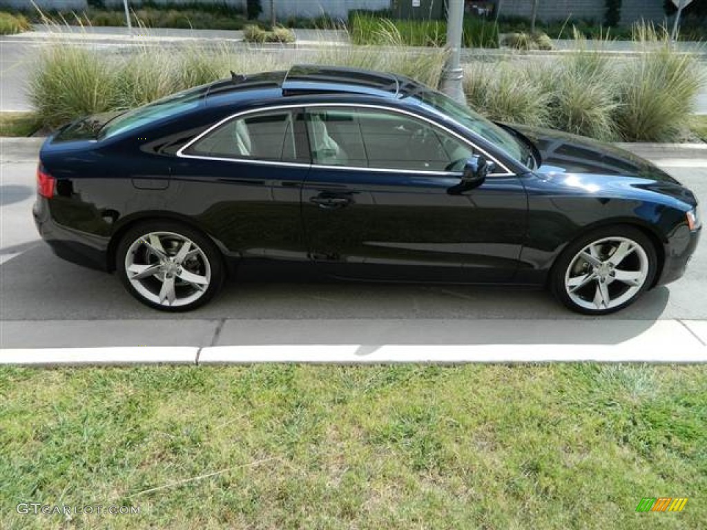 Brilliant Black 2010 Audi A5 2.0T quattro Coupe Exterior Photo #70147400