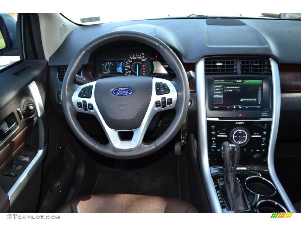 2011 Ford Edge Limited Sienna Dashboard Photo #70148534