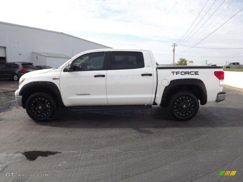 2012 Tundra T-Force 2.0 Limited Edition CrewMax 4x4 - Super White / Graphite photo #4