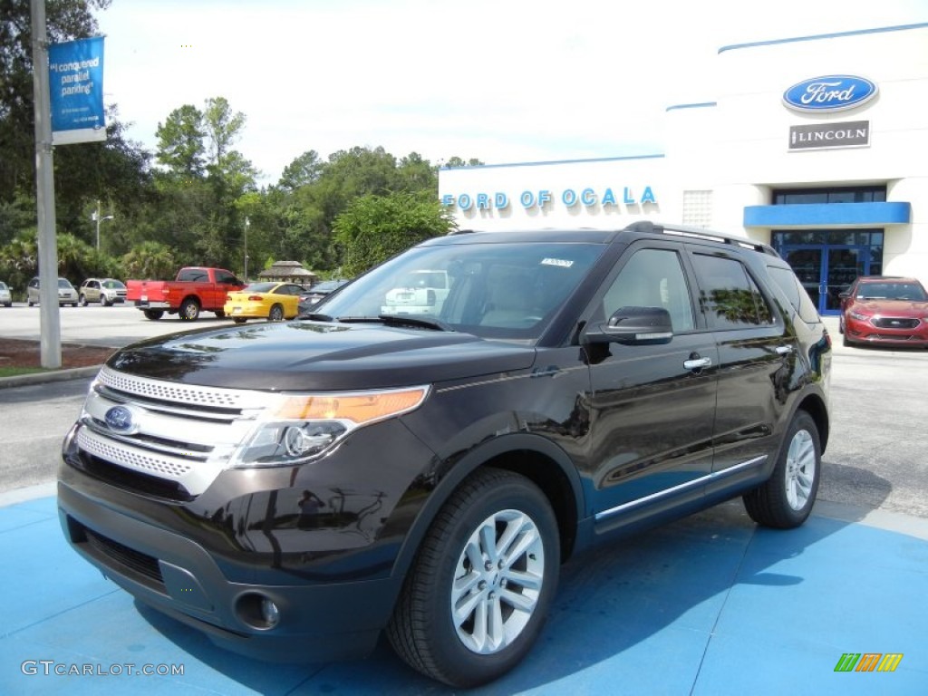 2013 Explorer XLT EcoBoost - Kodiak Brown Metallic / Medium Light Stone photo #1