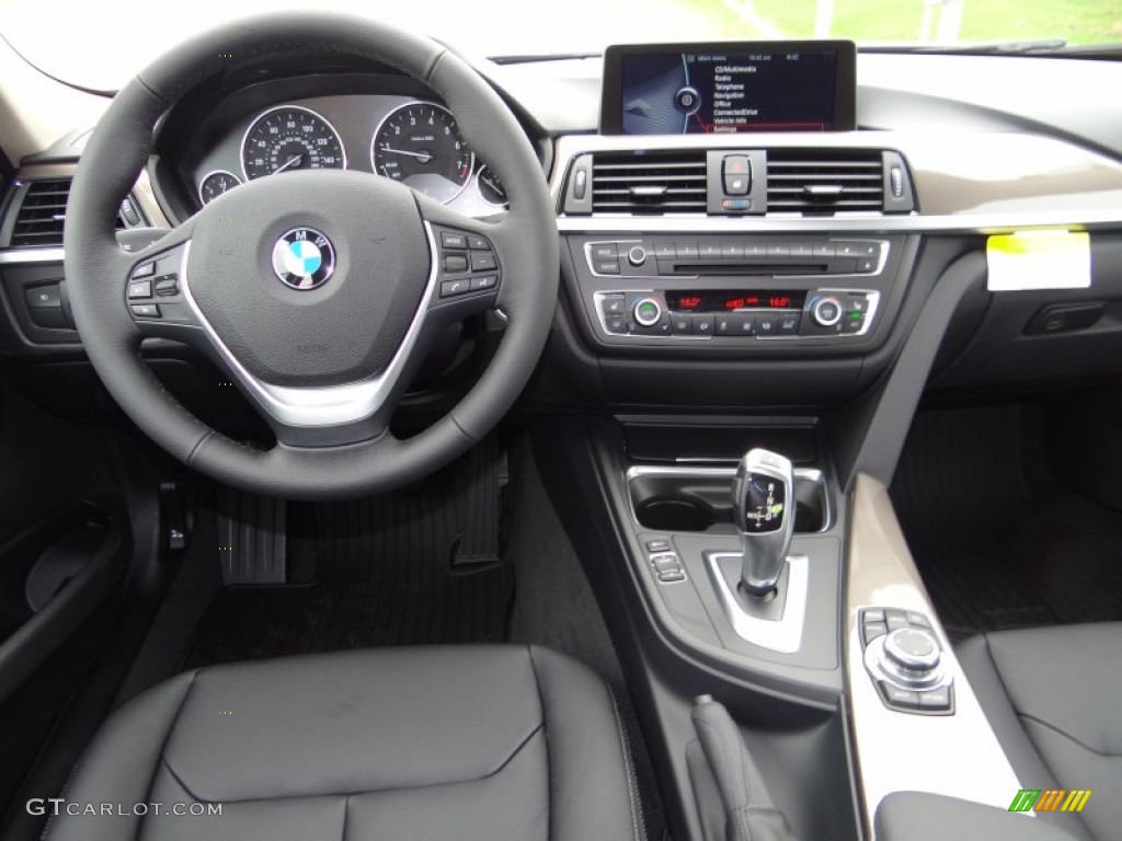 2013 BMW 3 Series 328i Sedan Black Dashboard Photo #70150469