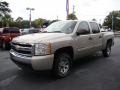 2008 Silver Birch Metallic Chevrolet Silverado 1500 LS Crew Cab  photo #4