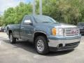 2008 Stealth Gray Metallic GMC Sierra 1500 Regular Cab 4x4  photo #3
