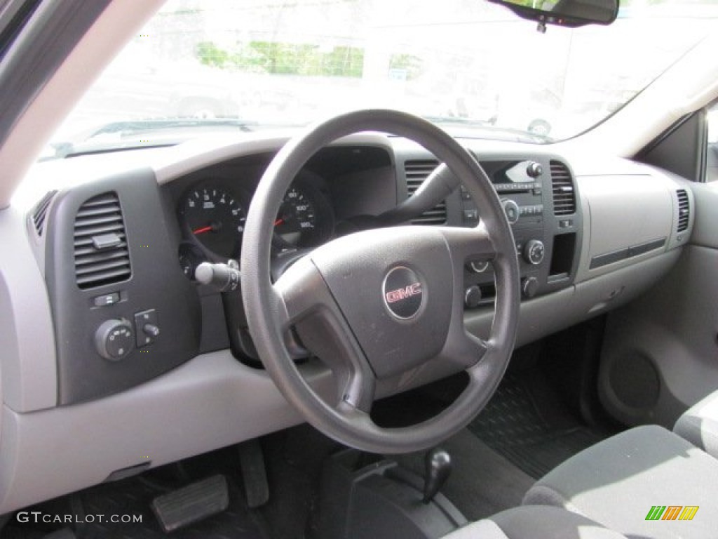 2008 Sierra 1500 Regular Cab 4x4 - Stealth Gray Metallic / Dark Titanium photo #8