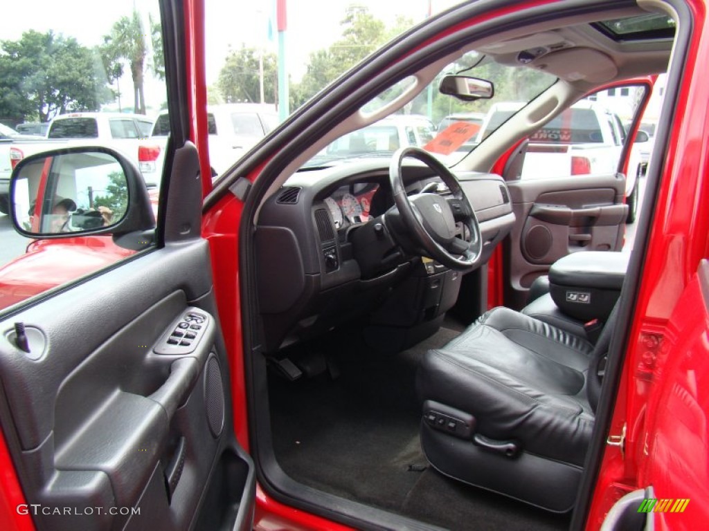 2005 Ram 1500 SLT Quad Cab - Flame Red / Dark Slate Gray photo #9