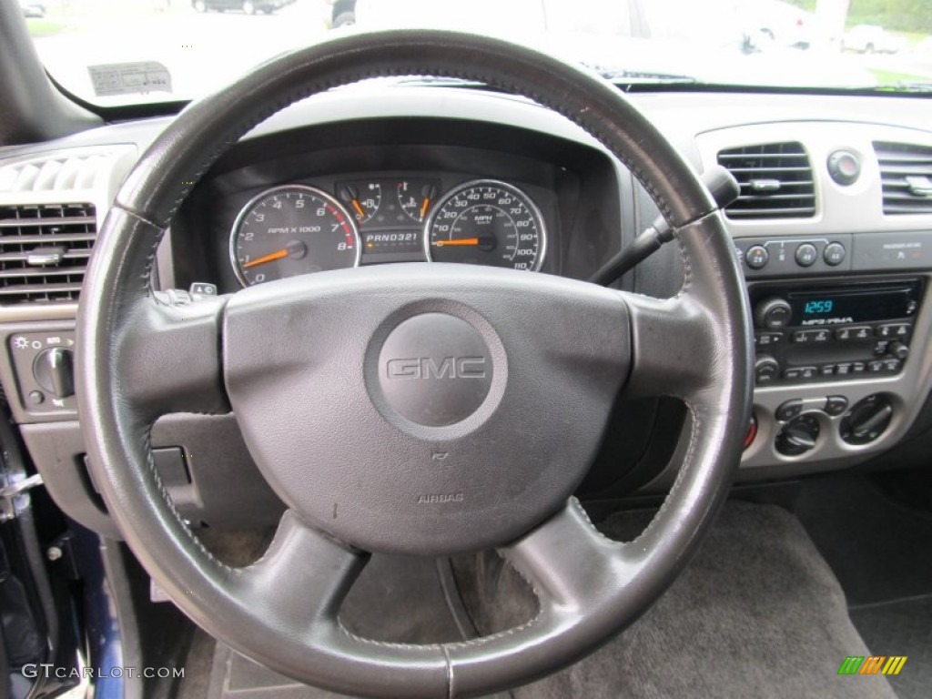2008 Canyon SLE Crew Cab 4x4 - Midnight Blue Metallic / Ebony photo #9