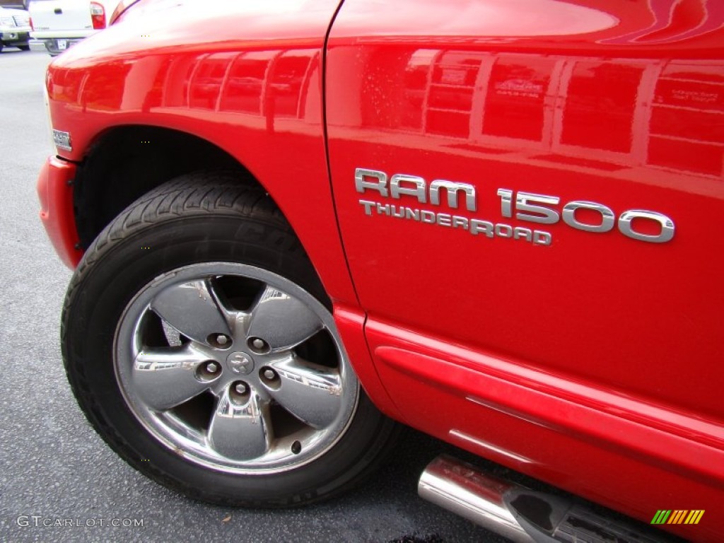 2005 Ram 1500 SLT Quad Cab - Flame Red / Dark Slate Gray photo #31