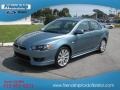 2008 Aqua Metallic Mitsubishi Lancer GTS  photo #2