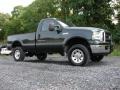 Dark Green Satin Metallic - F250 Super Duty XLT Regular Cab 4x4 Photo No. 17