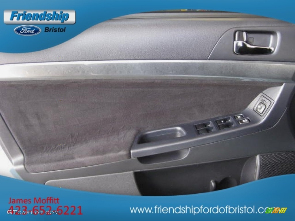 2008 Lancer GTS - Aqua Metallic / Black photo #13