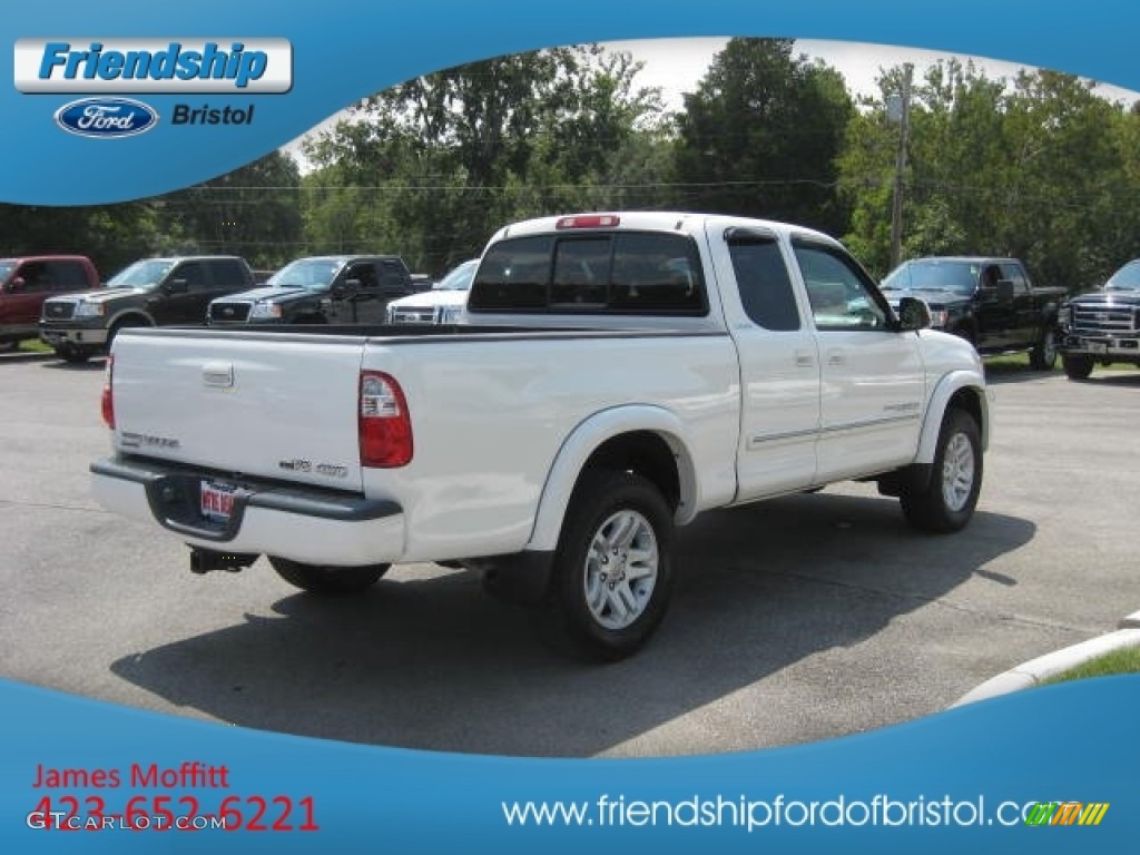 2005 Tundra Limited Access Cab 4x4 - Natural White / Light Charcoal photo #6
