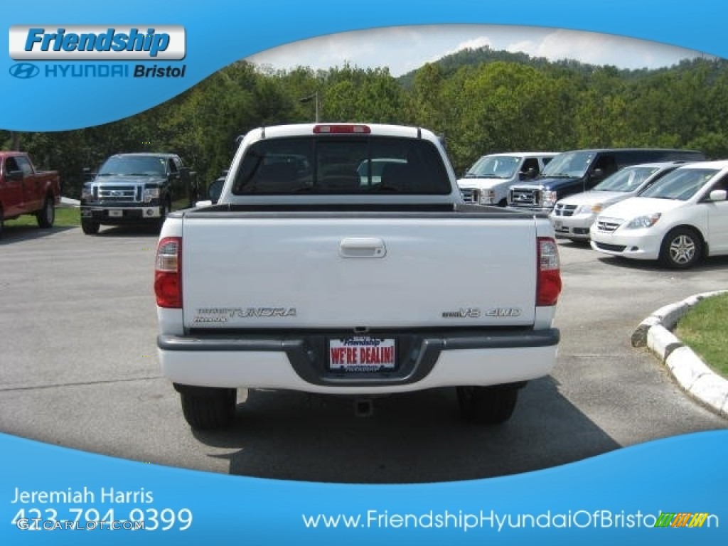 2005 Tundra Limited Access Cab 4x4 - Natural White / Light Charcoal photo #7