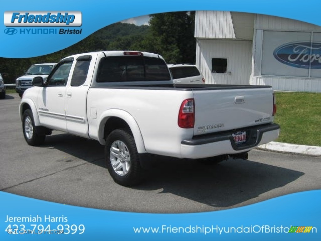 2005 Tundra Limited Access Cab 4x4 - Natural White / Light Charcoal photo #8