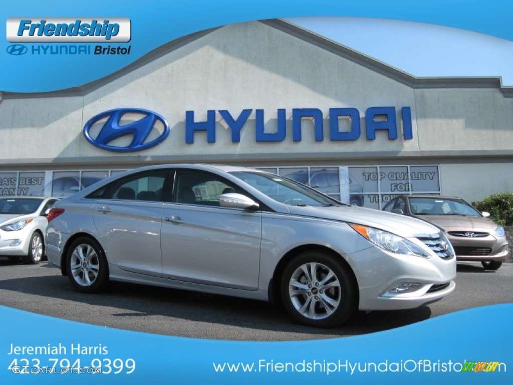 2013 Sonata Limited - Radiant Silver / Gray photo #1