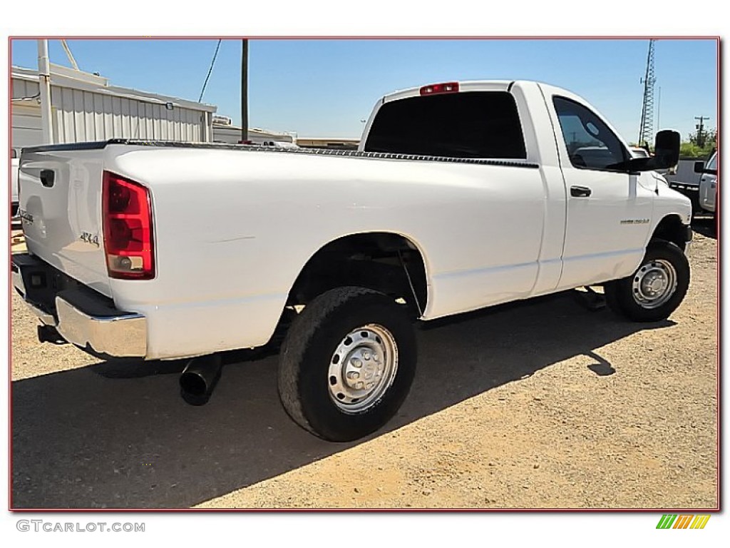 2003 Ram 2500 ST Regular Cab 4x4 - Bright White / Dark Slate Gray photo #12