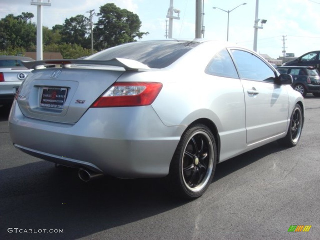 2006 Civic Si Coupe - Alabaster Silver Metallic / Black photo #4