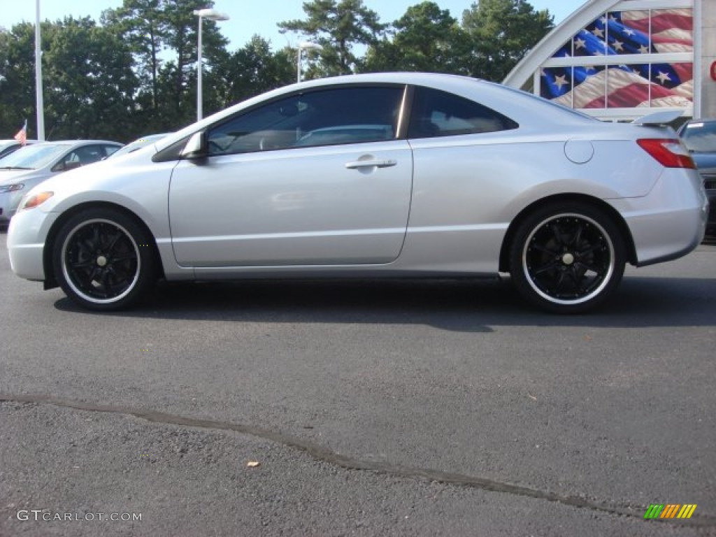 2006 Civic Si Coupe - Alabaster Silver Metallic / Black photo #6