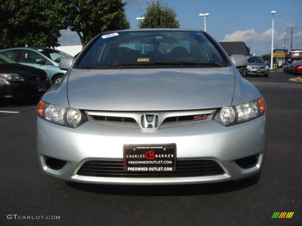 2006 Civic Si Coupe - Alabaster Silver Metallic / Black photo #8