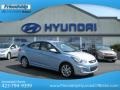 2013 Clearwater Blue Hyundai Accent GLS 4 Door  photo #1