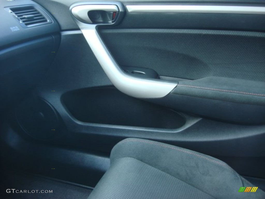 2006 Civic Si Coupe - Alabaster Silver Metallic / Black photo #17