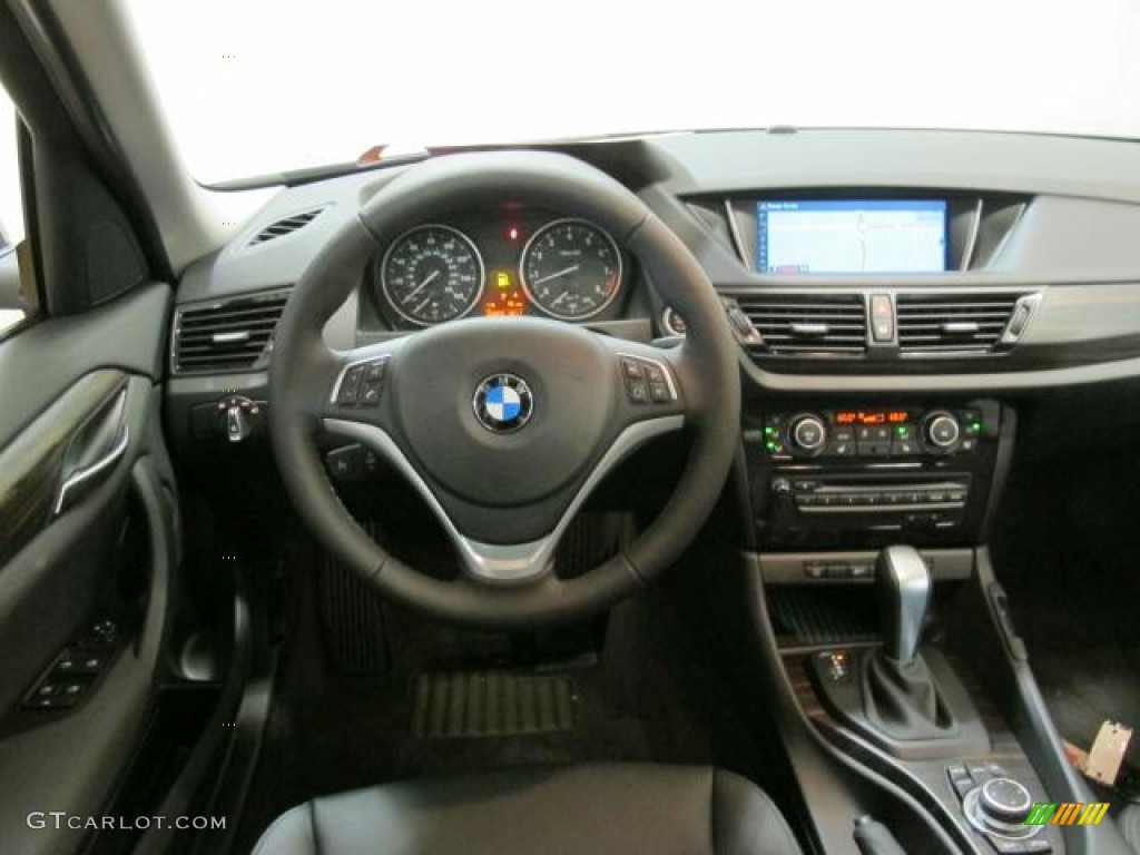 2013 BMW X1 xDrive 35i Black Dashboard Photo #70153538