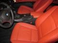 Coral Red/Black Front Seat Photo for 2013 BMW 3 Series #70153748