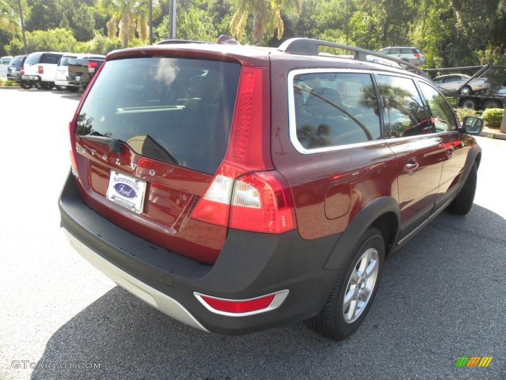 2012 XC70 3.2 - Flamenco Red Metallic / Sandstone Beige photo #14