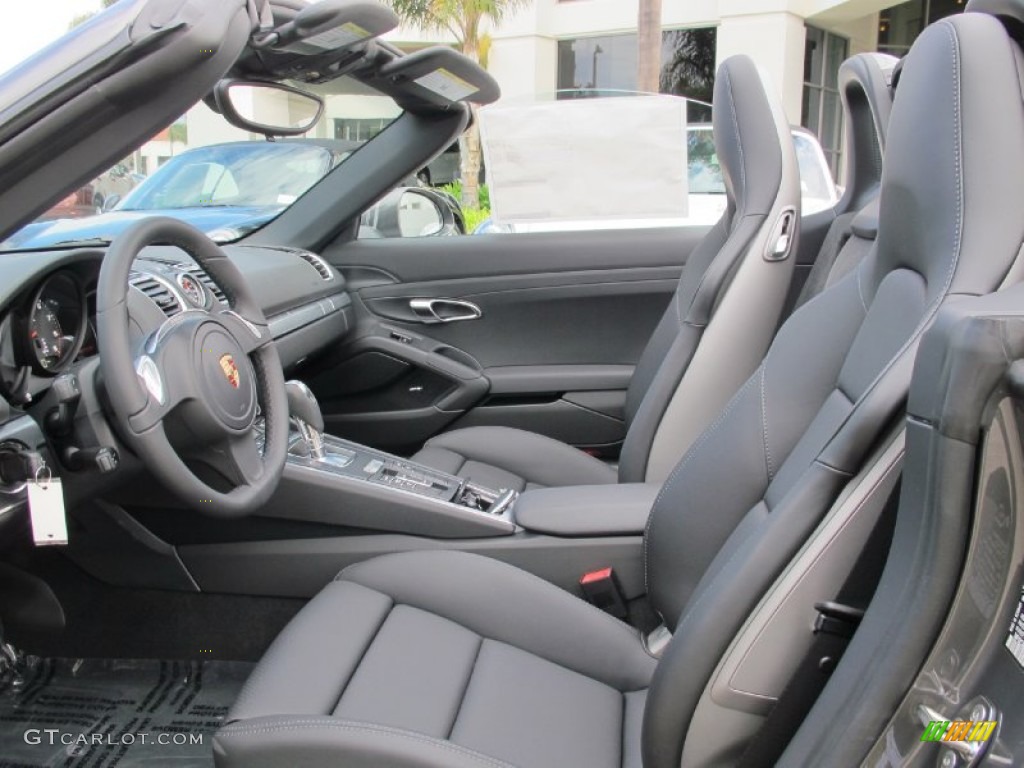 Black Interior 2013 Porsche Boxster Standard Boxster Model Photo #70155542